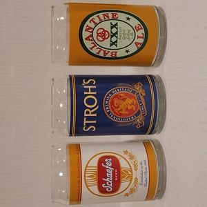 Set of 3 Beer Glasses